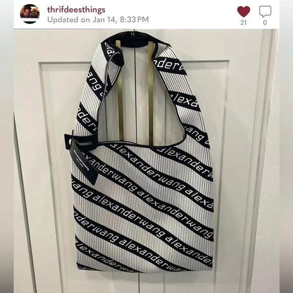 ALEXANDER WANG ニットショップバッグ